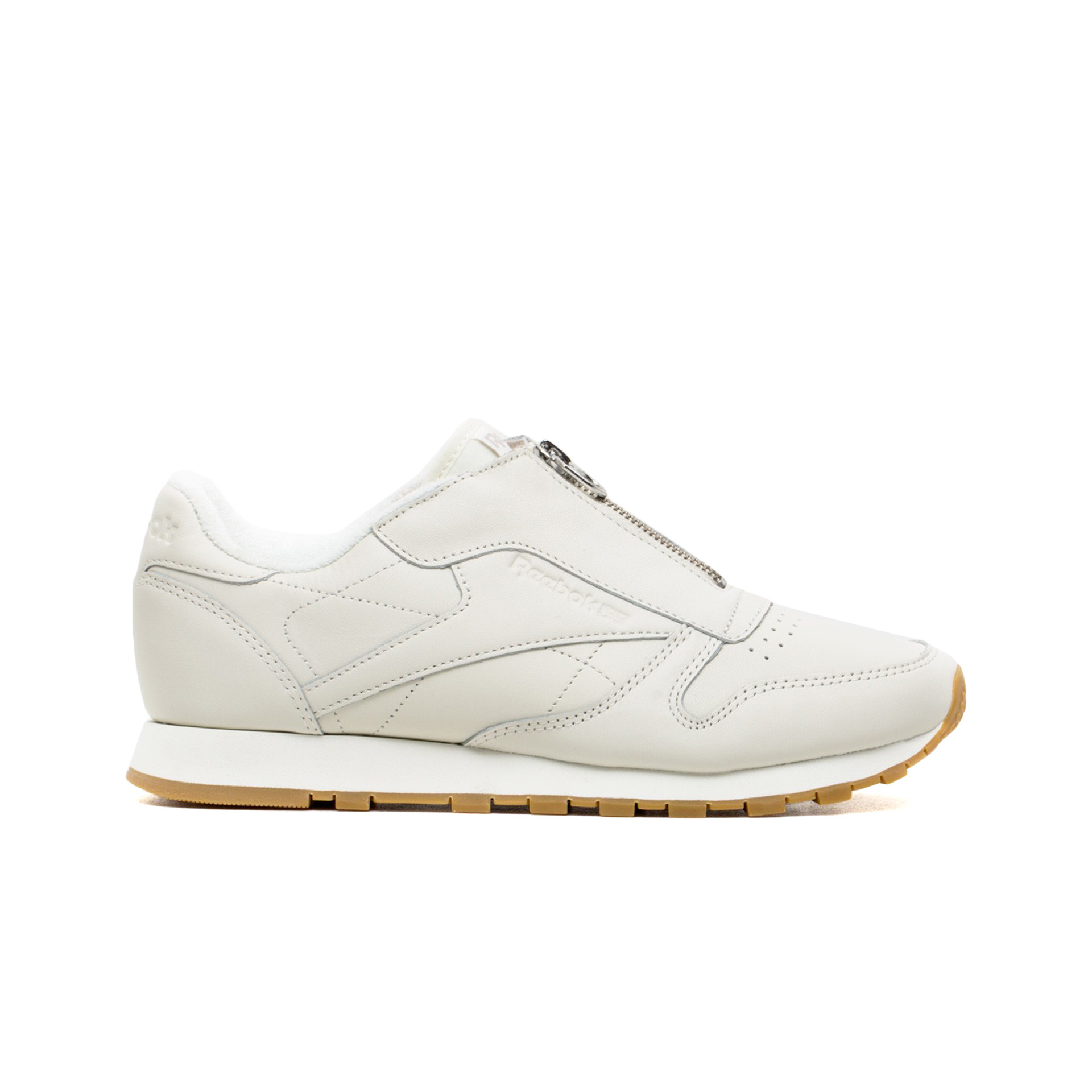 Reebok Zapatillas Mujer Reebok CL LTHR ZIP lateral exterior Reebok Zapatillas Mujer Reebok CL LTHR ZIP lateral exterior