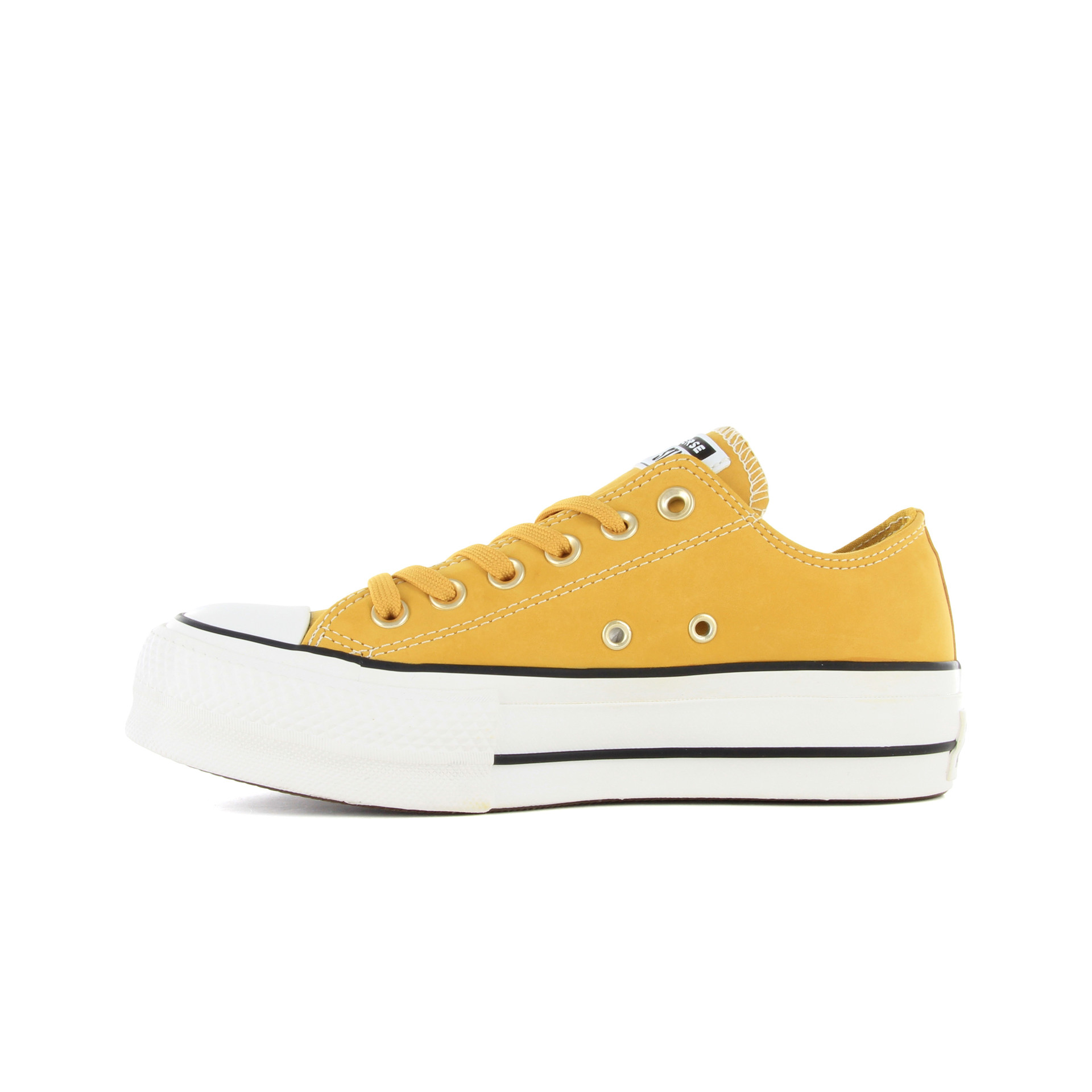 Converse Zapatillas Mujer Converse CHUCK TAYLOR ALL STAR LIFT - OX - GOLD DART/VINTAGE WHITE/BL lateral interior Converse Zapatillas Mujer Converse CHUCK TAYLOR ALL STAR LIFT - OX - GOLD DART/VINTAGE WHITE/BL lateral interior