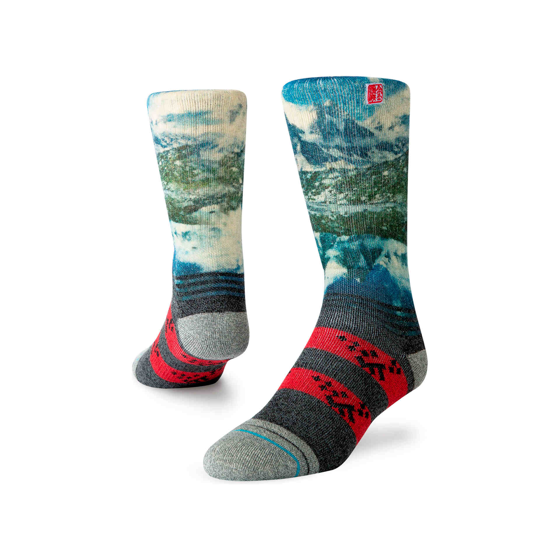 Stance Calcetines Stance ADVENTURE CREW GRANITE JC OUTDOOR vista frontal Stance Calcetines Stance ADVENTURE CREW GRANITE JC OUTDOOR vista frontal