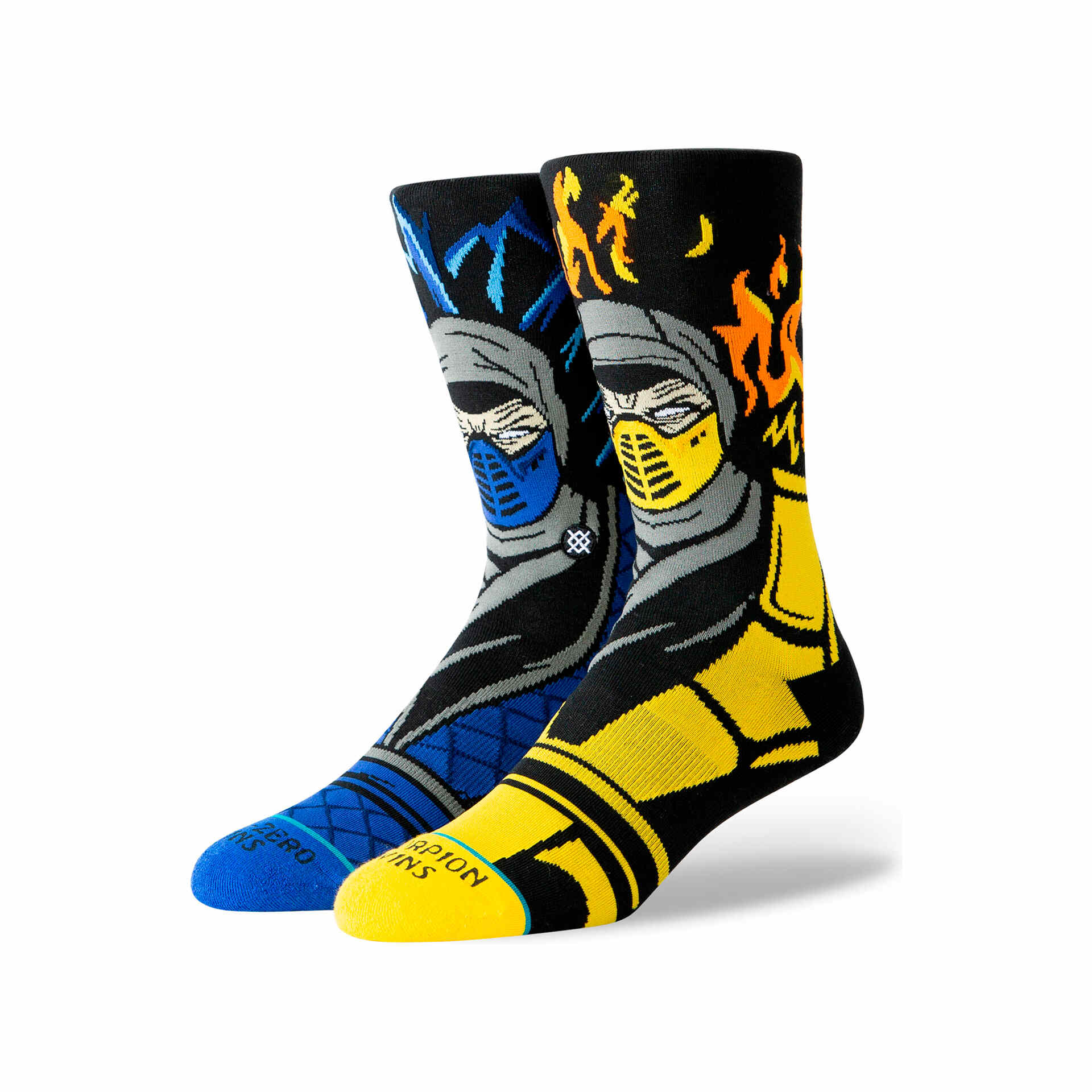 Stance Calcetines Stance SUB ZERO VS SCORPION vista frontal Stance Calcetines Stance SUB ZERO VS SCORPION vista frontal