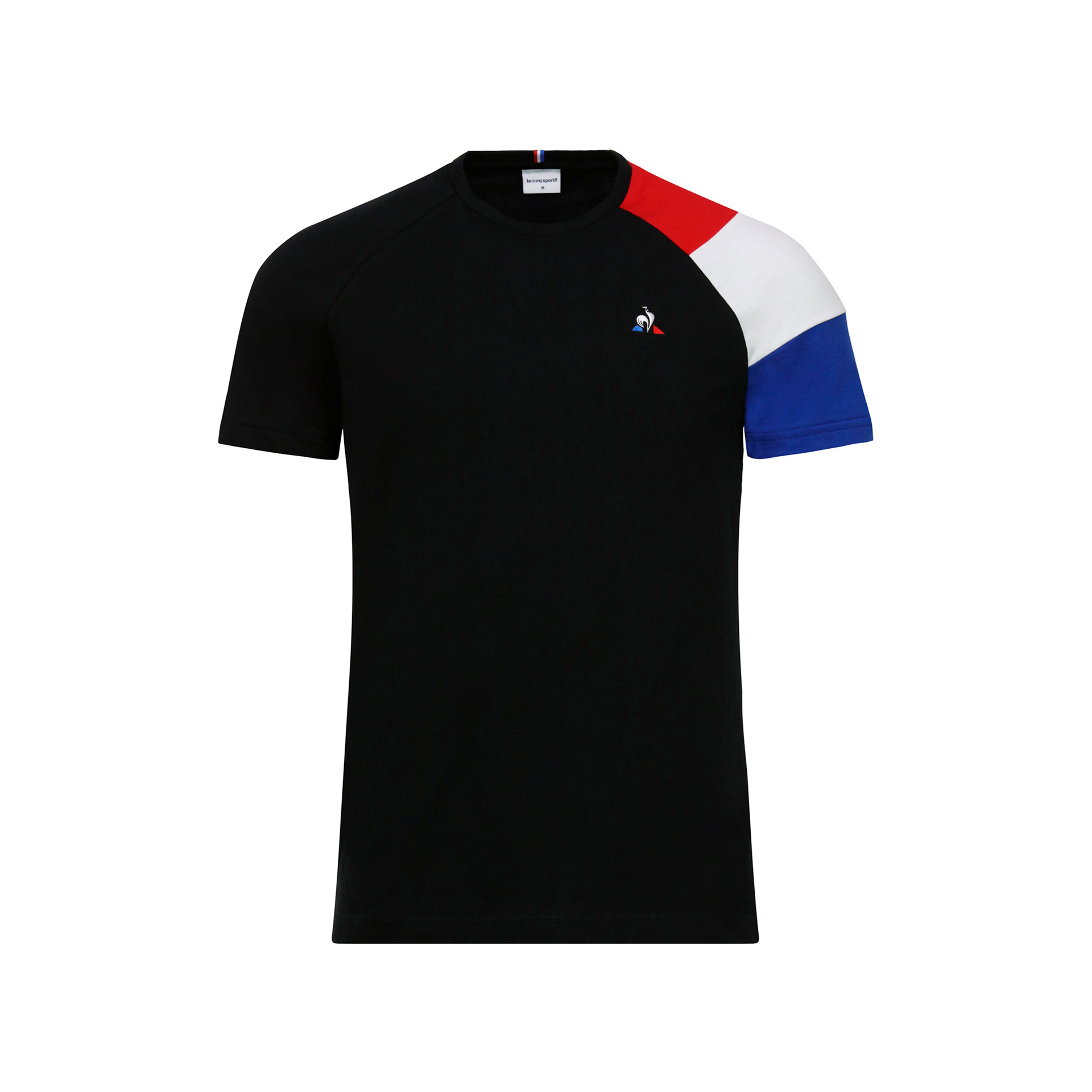 Le Coq Sportif Camiseta Hombre Le Coq Sportif ESS Tee SS N10 M black/p.rouge/n.o.w/co vista frontal Le Coq Sportif Camiseta Hombre Le Coq Sportif ESS Tee SS N10 M black/p.rouge/n.o.w/co vista frontal