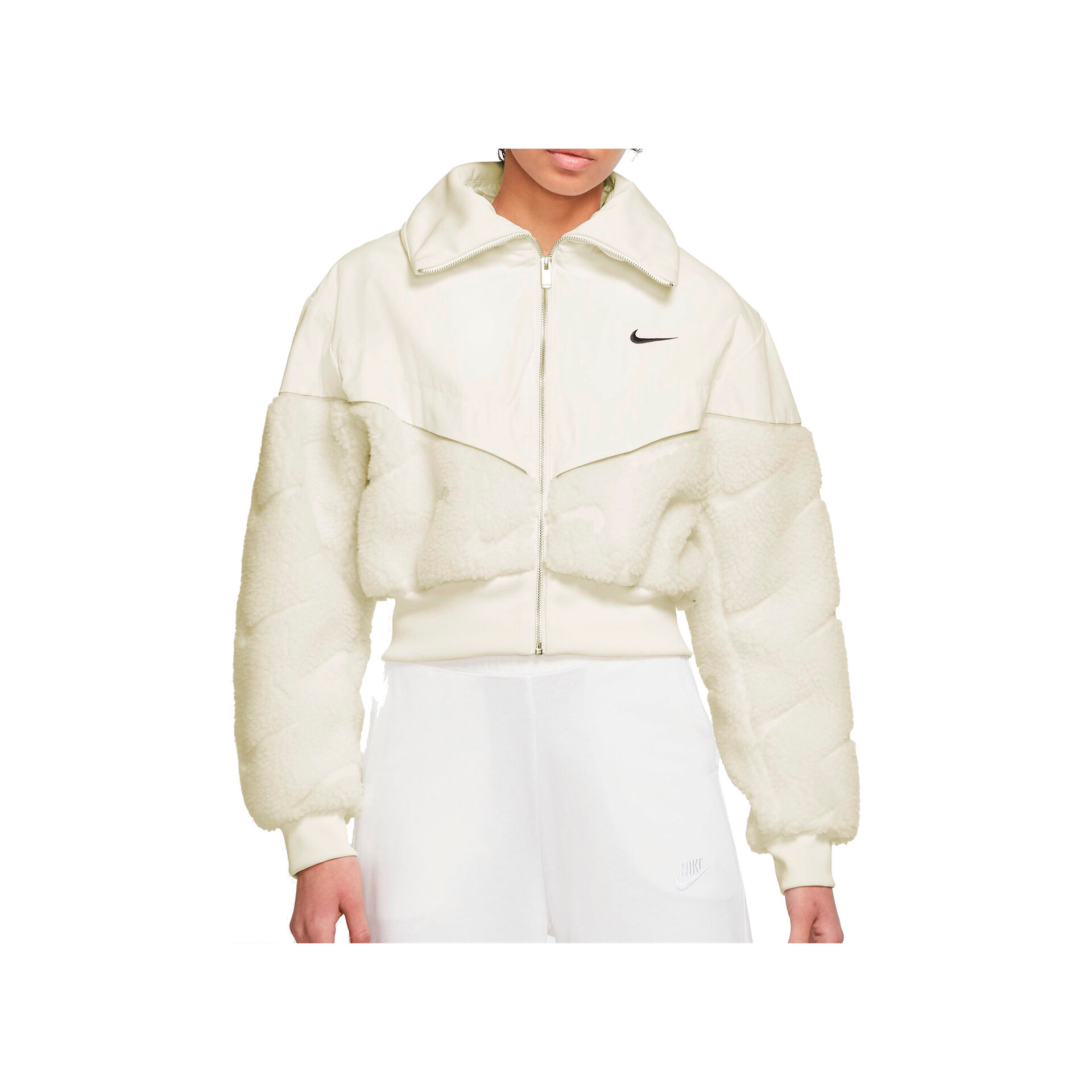 Nike Chaqueta Mujer Nike W NSW ICN CLSH SHRPA JKT vista frontal Nike Chaqueta Mujer Nike W NSW ICN CLSH SHRPA JKT vista frontal