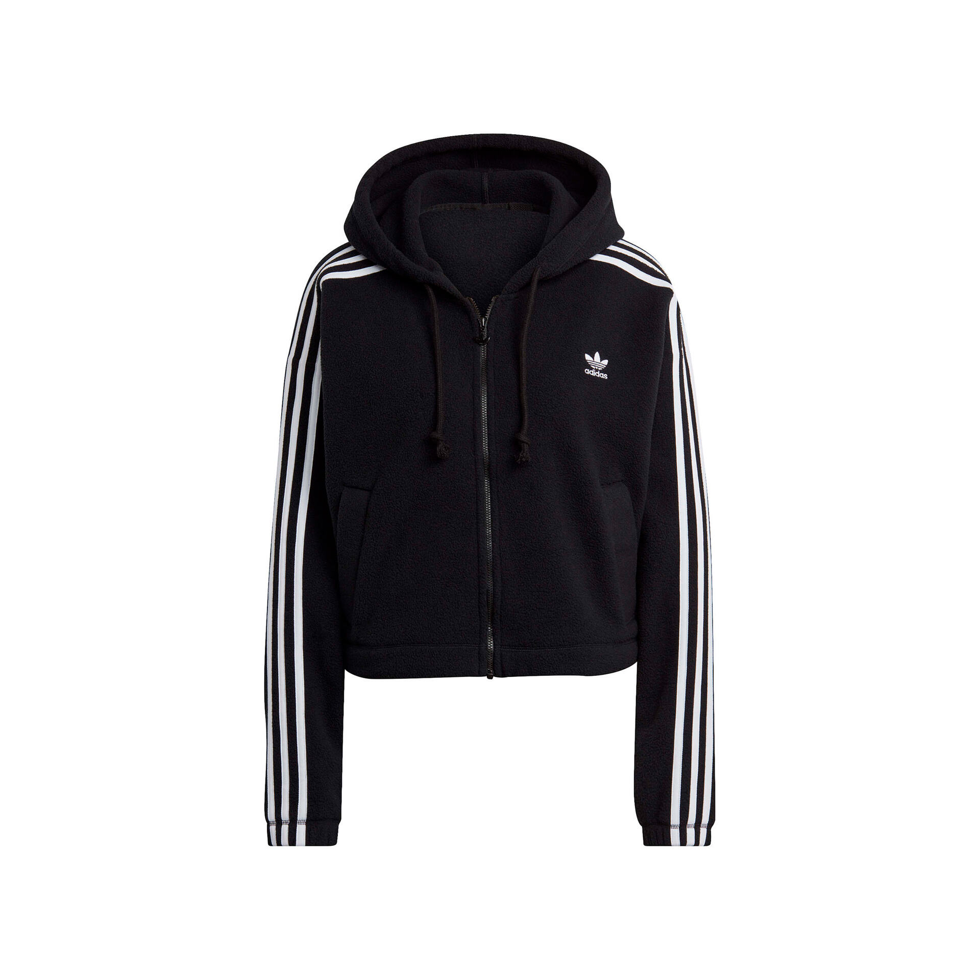 adidas Chaqueta Mujer Adidas FLEECE FZ vista frontal adidas Chaqueta Mujer Adidas FLEECE FZ vista frontal