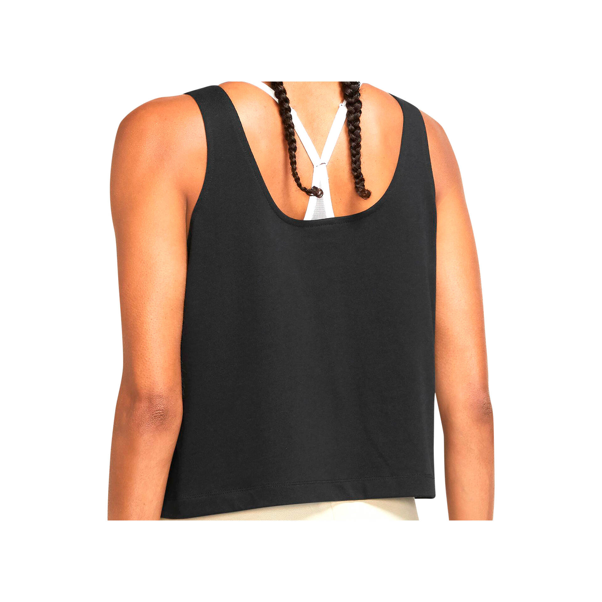 Nike Camiseta Mujer Nike W NSW JRSY TANK TOP vista trasera Nike Camiseta Mujer Nike W NSW JRSY TANK TOP vista trasera