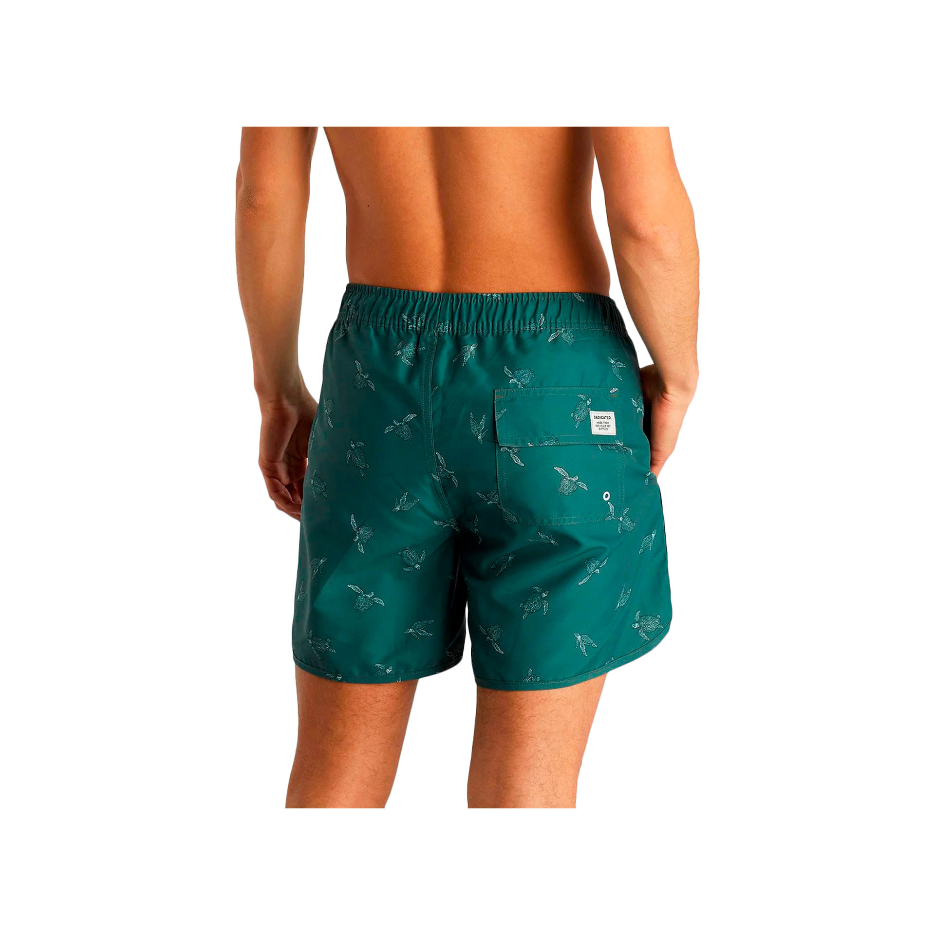 Dedicated Pantalón Corto Hombre Dedicated Swim Shorts Sandhamn Sea vista trasera Dedicated Pantalón Corto Hombre Dedicated Swim Shorts Sandhamn Sea vista trasera