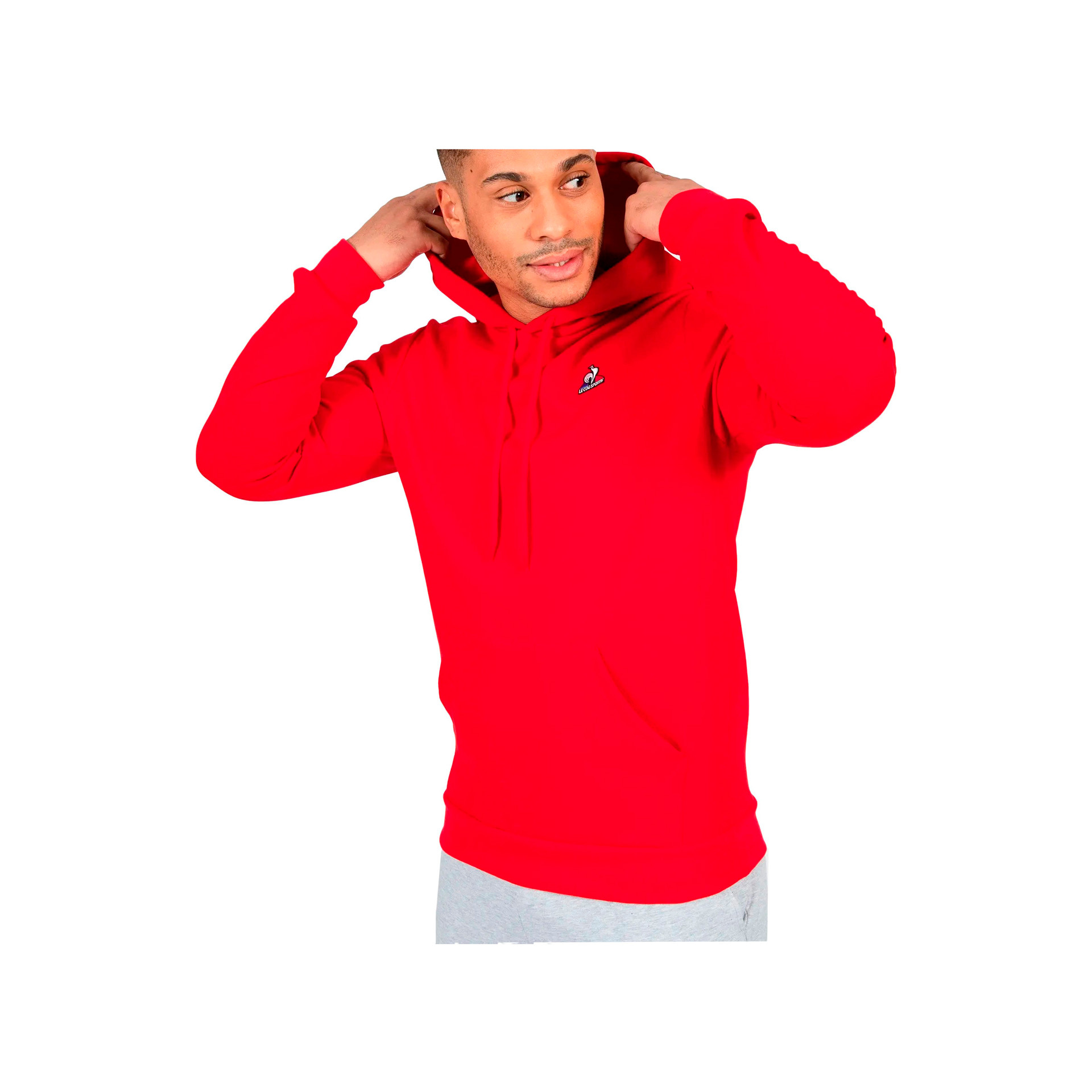 Le Coq Sportif Sudadera Hombre Le Coq Sportif ESS Hoody N1 M pur rouge 03 Le Coq Sportif Sudadera Hombre Le Coq Sportif ESS Hoody N1 M pur rouge 03