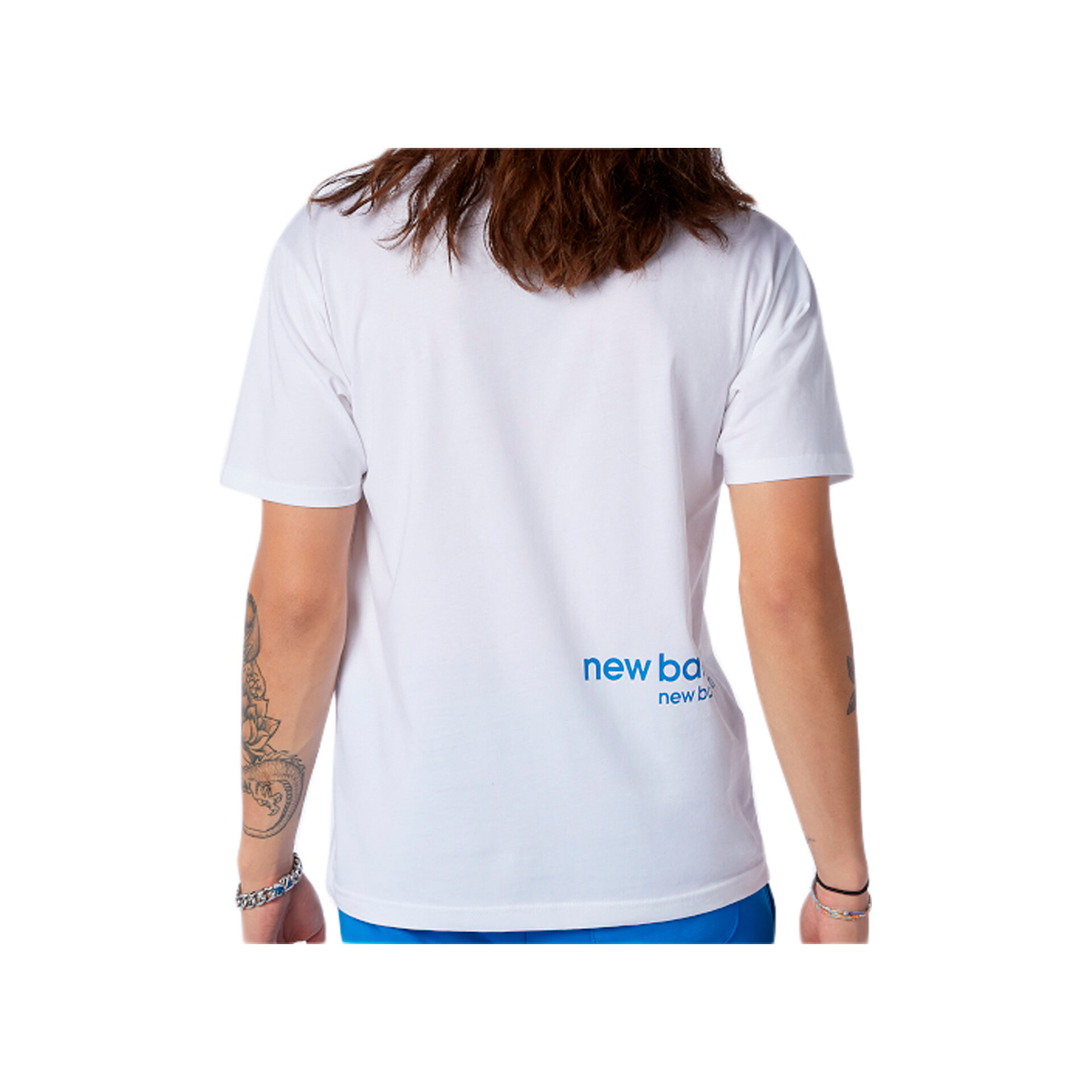 New Balance Camiseta Hombre New Balance NB Essentials ID Tee vista trasera New Balance Camiseta Hombre New Balance NB Essentials ID Tee vista trasera