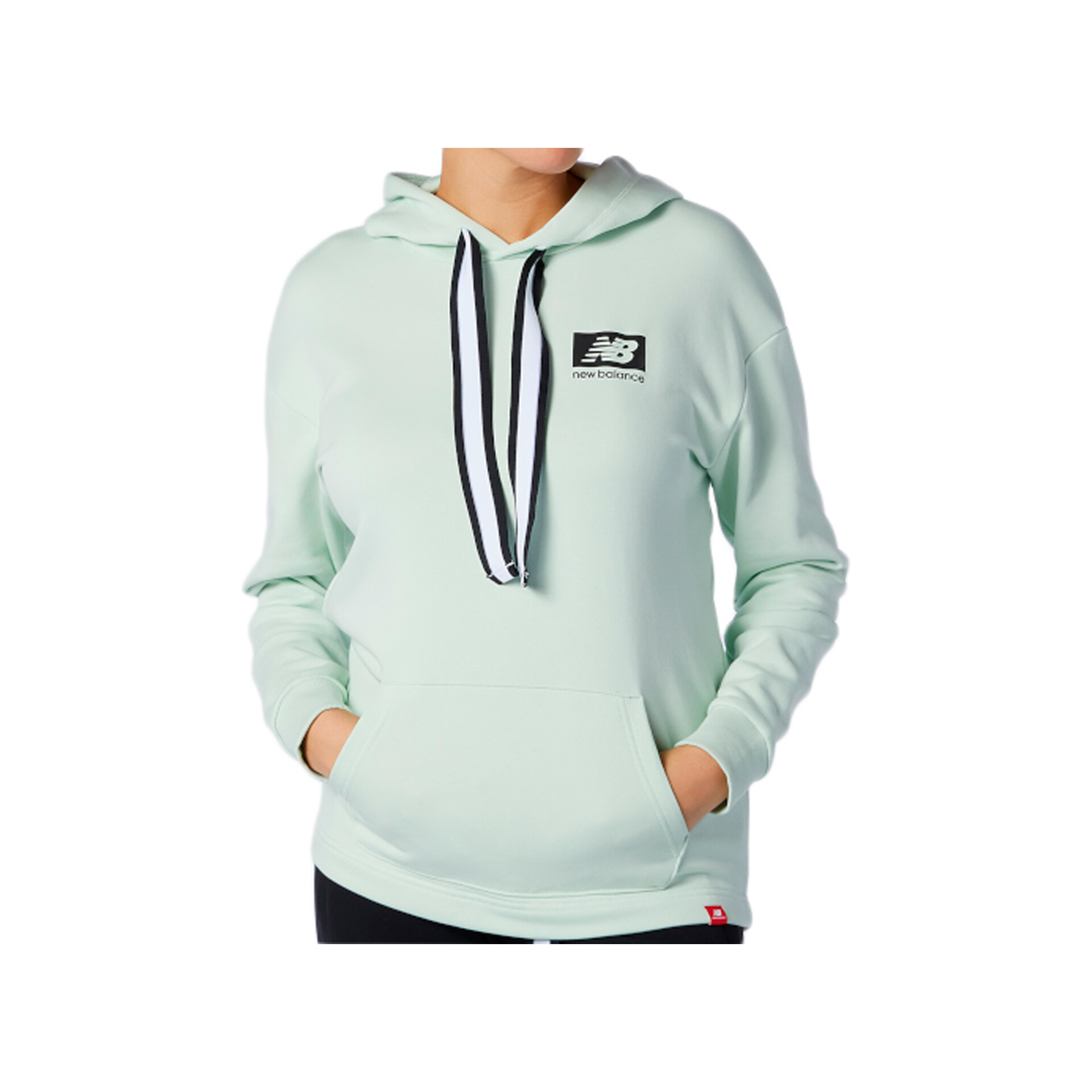 New Balance Sudadera Mujer New Balance NB Essentials ID Hoodie vista frontal New Balance Sudadera Mujer New Balance NB Essentials ID Hoodie vista frontal