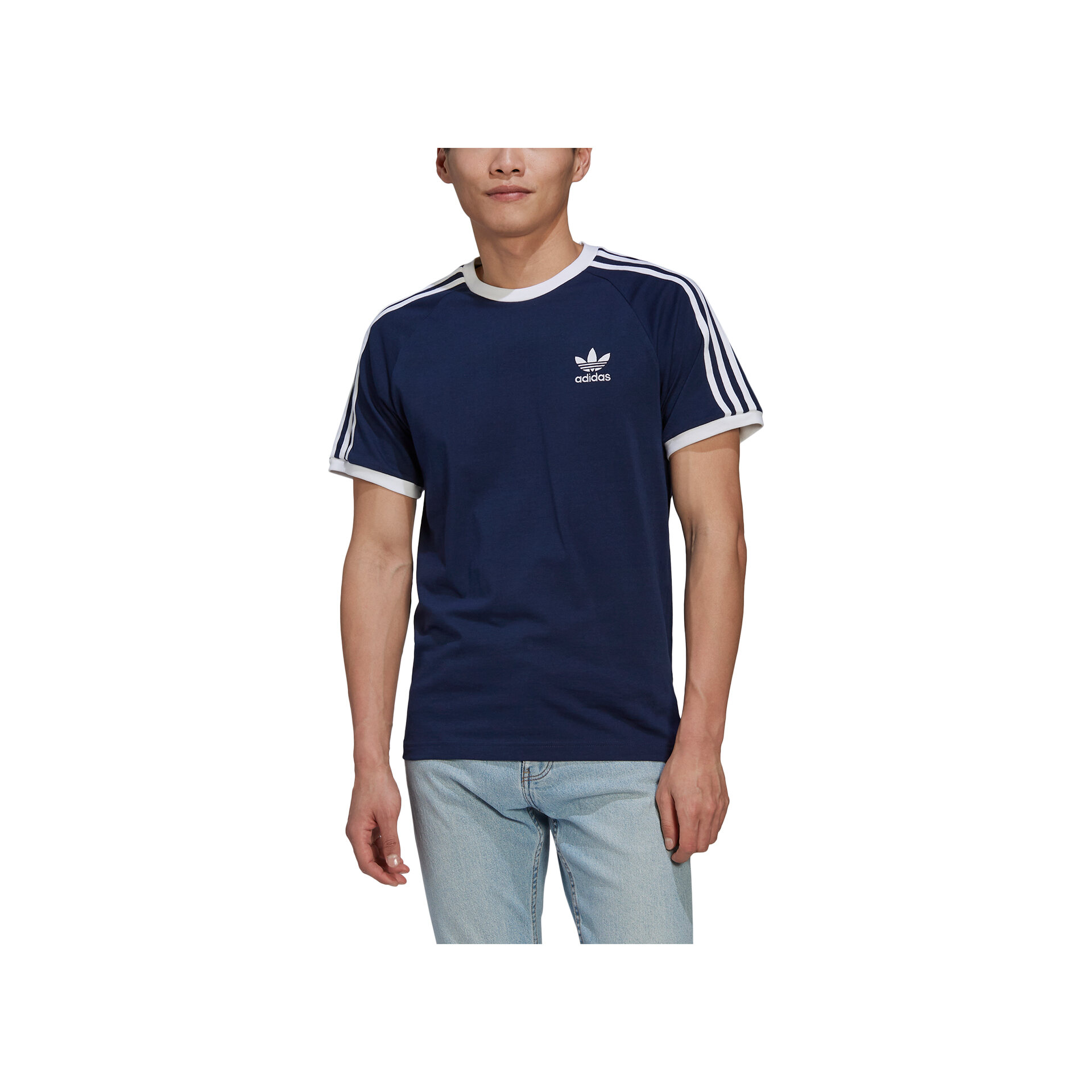 adidas Camiseta Hombre Adidas 3-STRIPES TEE vista trasera adidas Camiseta Hombre Adidas 3-STRIPES TEE vista trasera