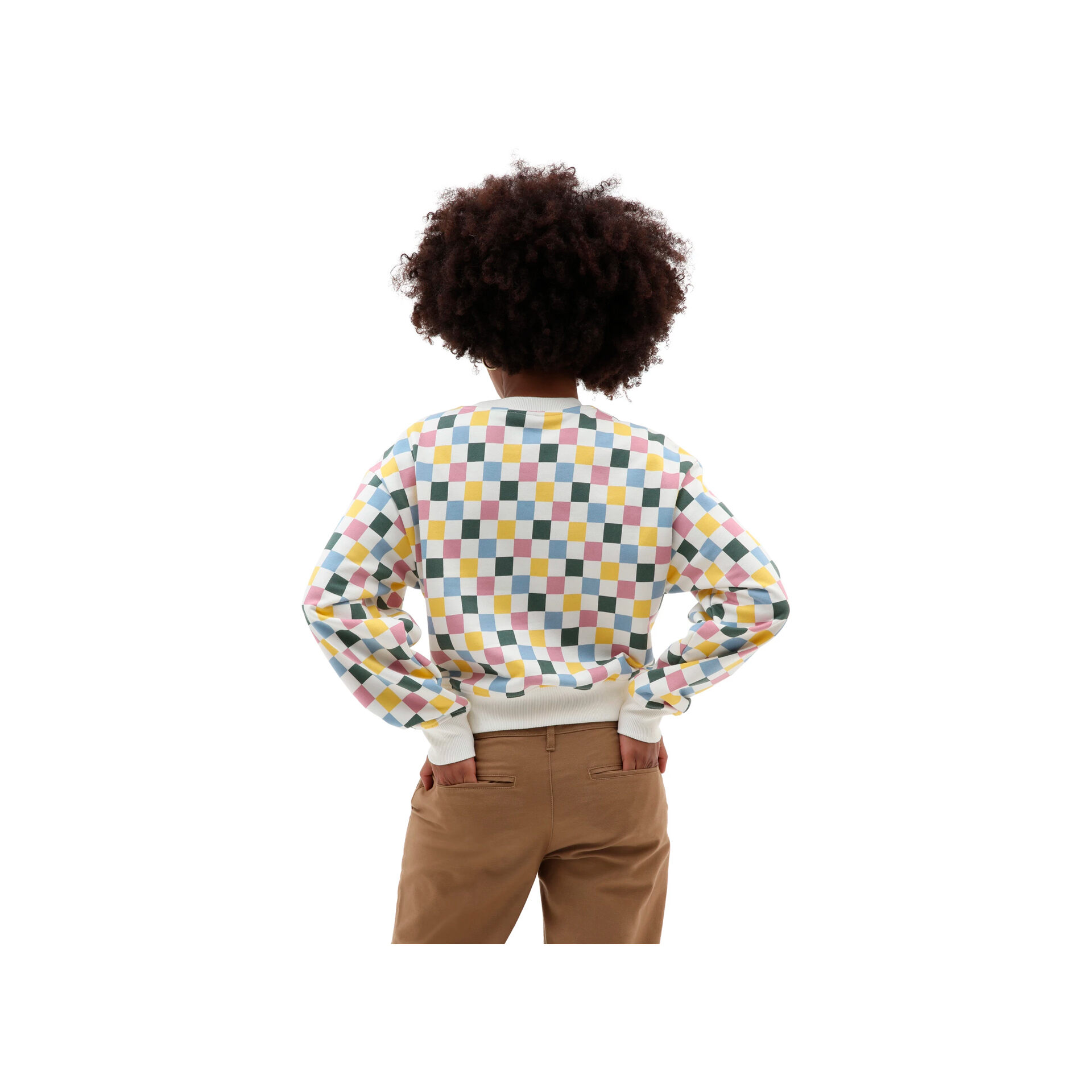 Vans Sudadera Mujer Vans ALL OVER LS CREW 03 Vans Sudadera Mujer Vans ALL OVER LS CREW 03