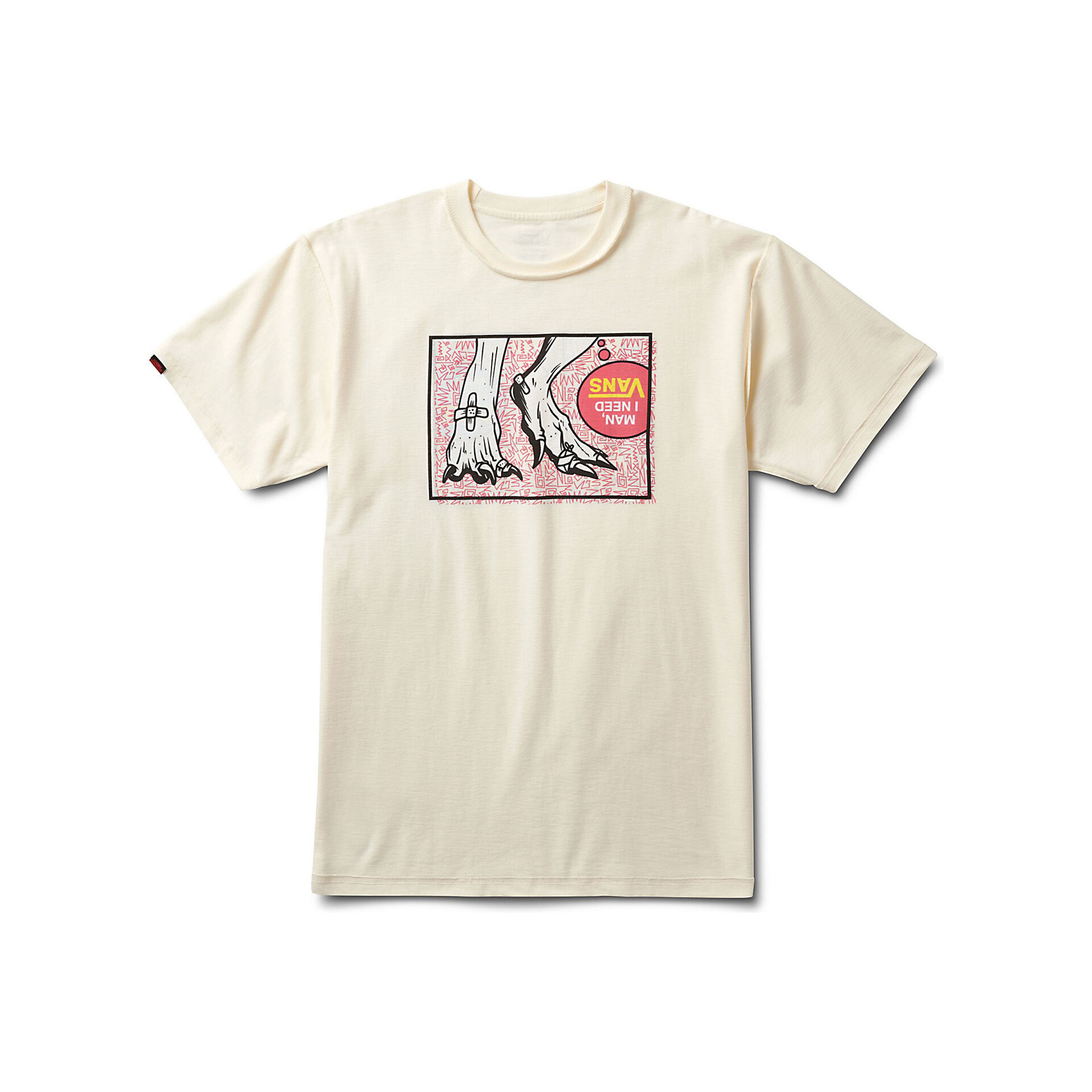 Vans Camiseta Hombre Vans I NEED VANS REV. SS TEE NETFLIX vista trasera Vans Camiseta Hombre Vans I NEED VANS REV. SS TEE NETFLIX vista trasera