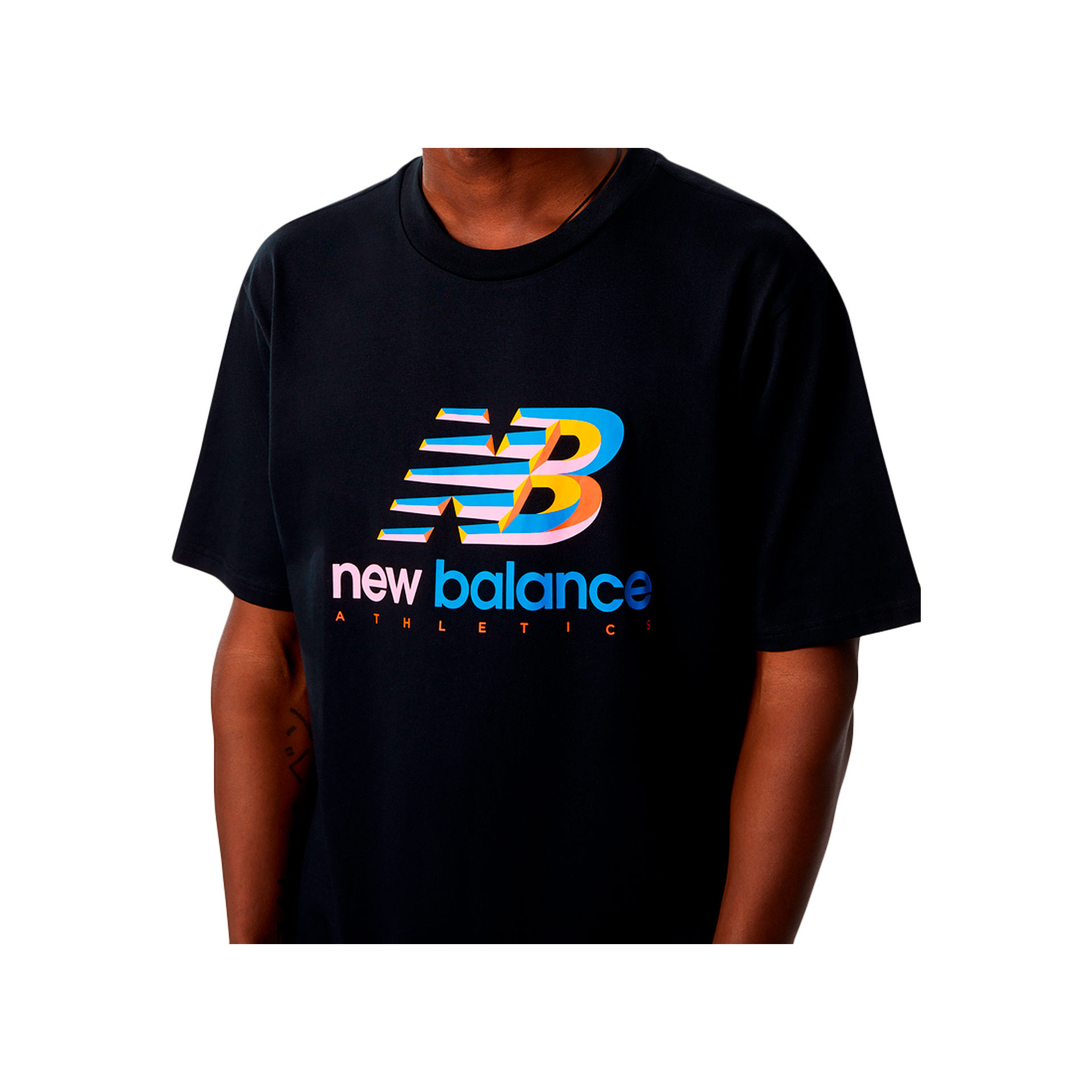 New Balance Camiseta Hombre New Balance NB Athletics Amplified Logo Tee 04 New Balance Camiseta Hombre New Balance NB Athletics Amplified Logo Tee 04