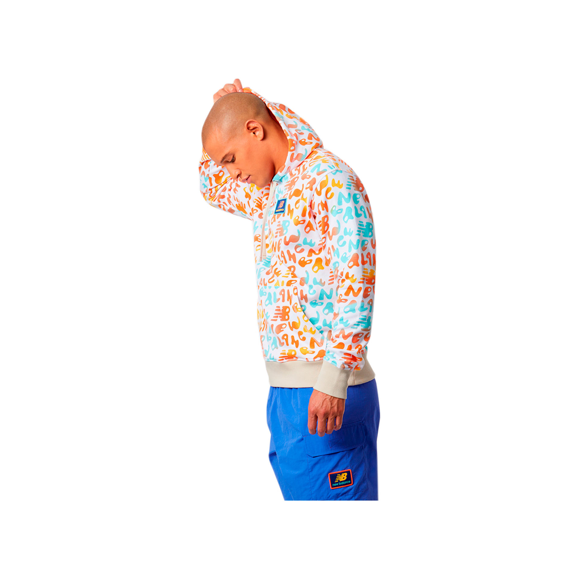New Balance Sudadera Hombre New Balance NB Athletics Day Tripper Printed Hoodie vista trasera New Balance Sudadera Hombre New Balance NB Athletics Day Tripper Printed Hoodie vista trasera