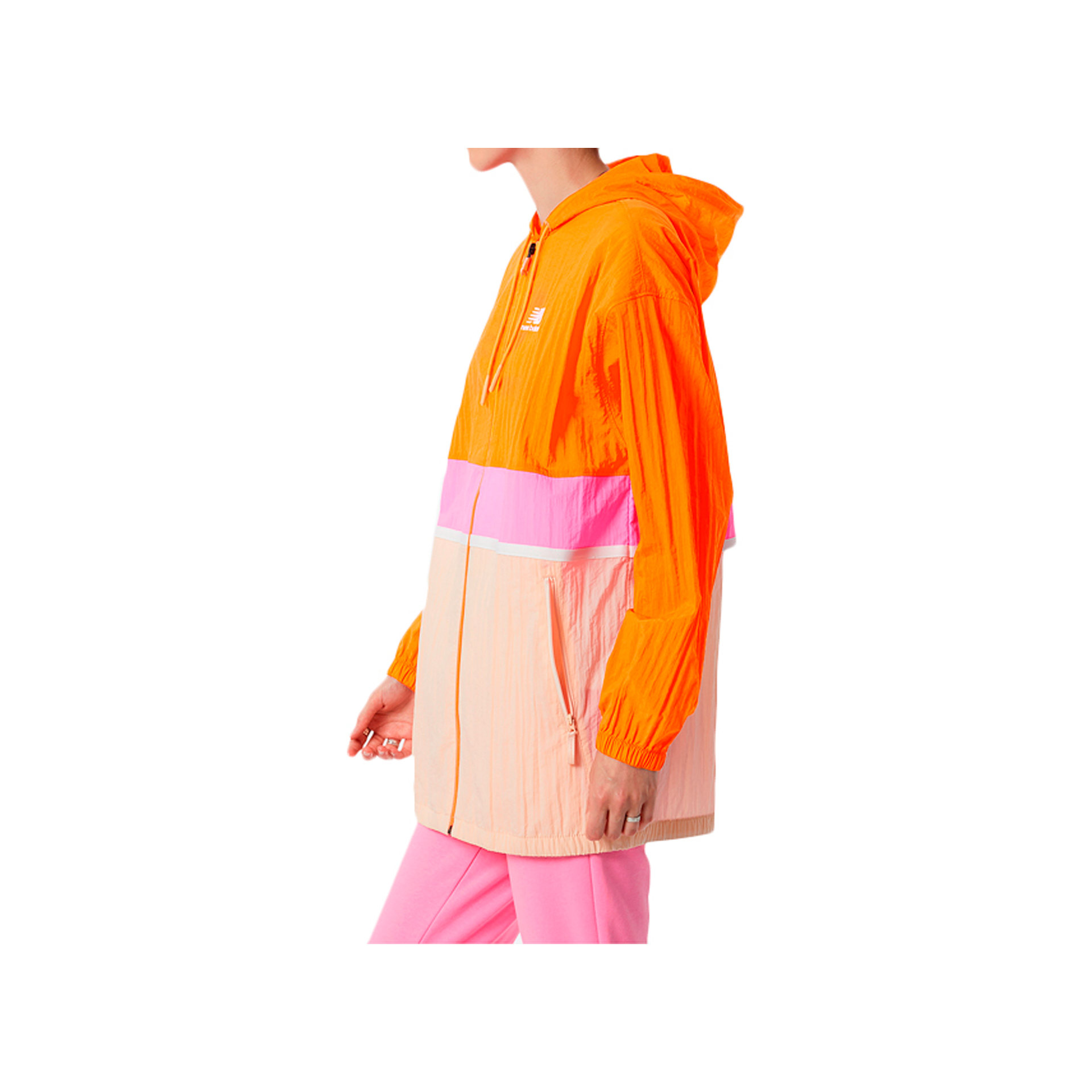 New Balance Chaqueta Mujer New Balance NB Athletics Amplified Woven Jacket vista trasera New Balance Chaqueta Mujer New Balance NB Athletics Amplified Woven Jacket vista trasera